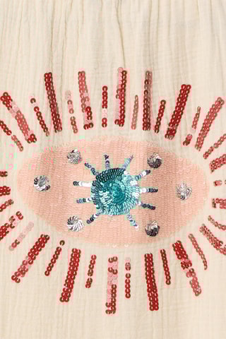 Vestido comprido - Bege