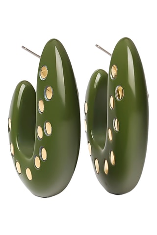 Créoles - Vert foncé