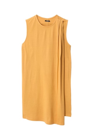 Vestido direito- Mostarda