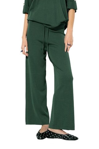 Calças - Verde-escuro