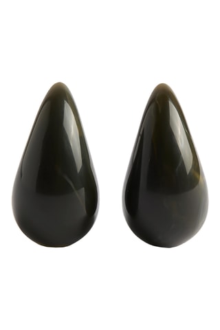 Boucles d’oreilles - Vert foncé