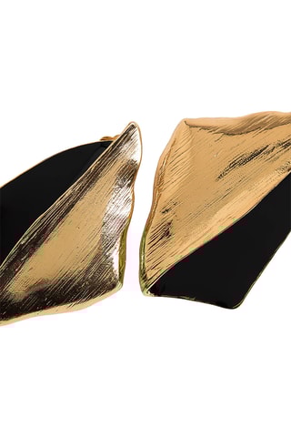 Boucles d’oreilles - Doré et noir