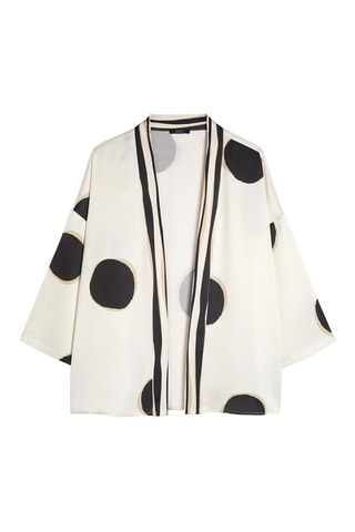 Kimono - Ecru et noir