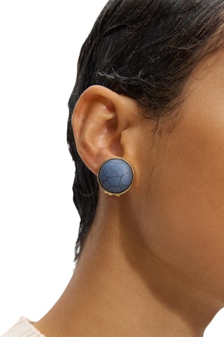 Puces - Doré et bleu foncé