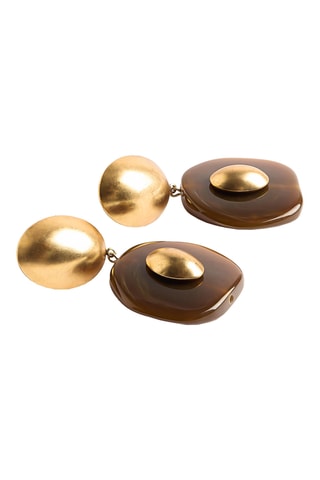 Boucles d’oreilles - Marron