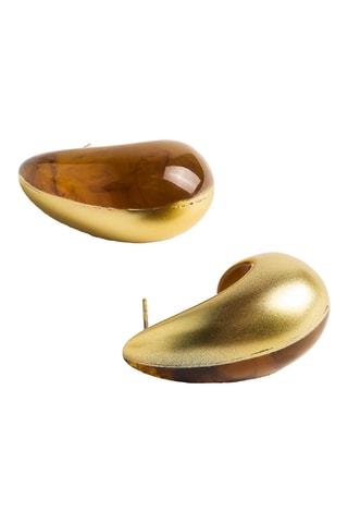 Boucles d’oreilles - Marron