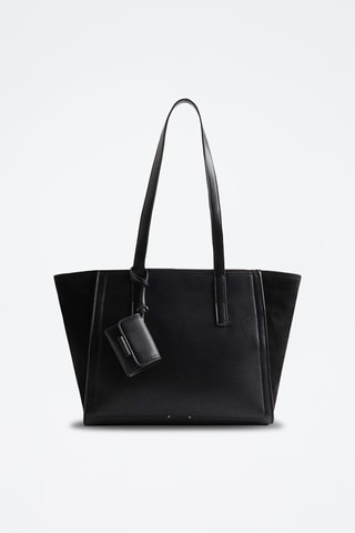 Cabas en cuir - Noir