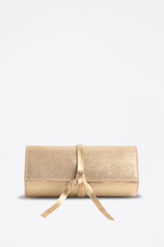 Pochette en cuir - Doré