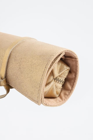 Pochette en cuir - Doré