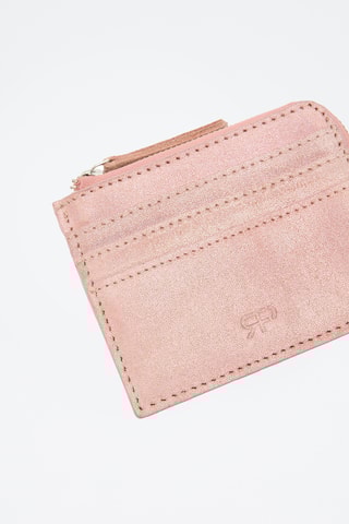 Porte-cartes en cuir - Rose