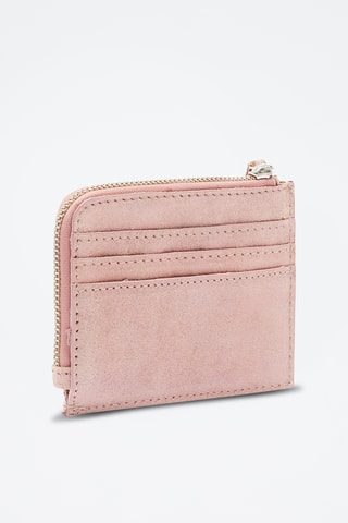 Porte-cartes en cuir - Rose