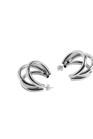 Boucles d’oreilles - Argenté