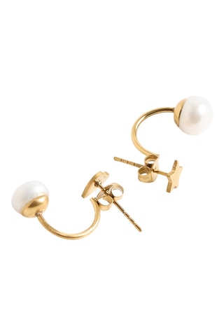 2 paires de boucles d’oreilles - Doré