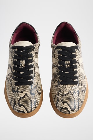 Baskets - Ecru et noir