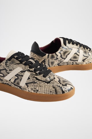 Baskets - Ecru et noir