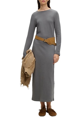 Robe midi - Gris