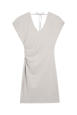 Vestido direito- Bege