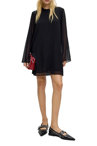 Vestido direito- Preto