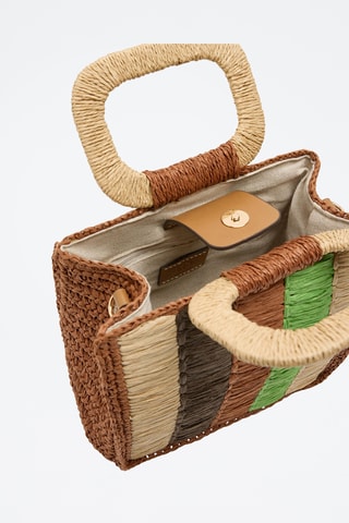 Mala - Castanho e bege