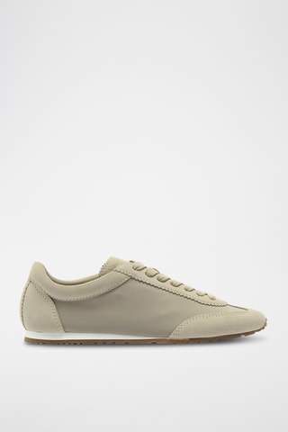 Baskets en nubuck - Taupe