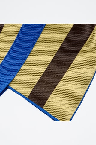 Cabas et pochette - Jaune et bleu électrique