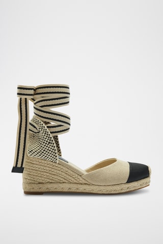 Espadrilles compensées - Beige clair