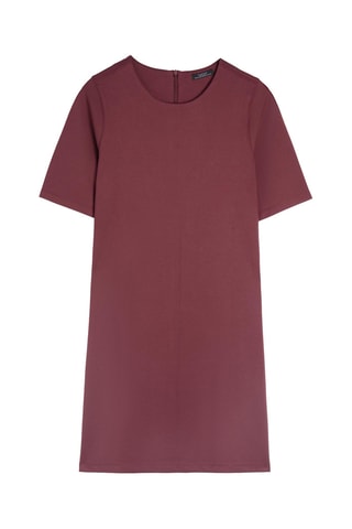 Vestido direito- Bordô