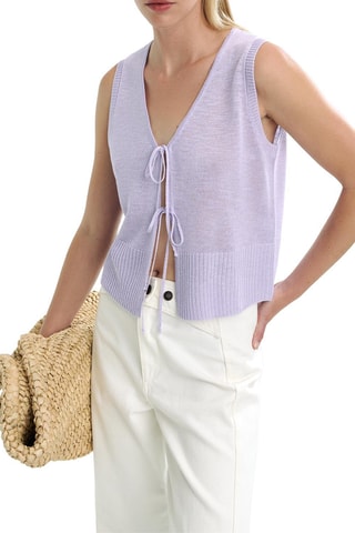 Gilet sans manches - Mauve