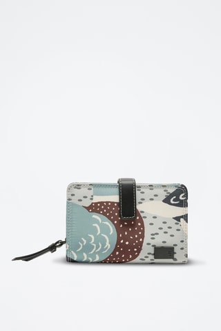 Portefeuille - Bleu clair et noir