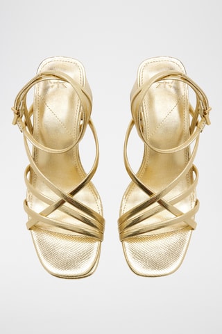 Sandales à talons - Doré