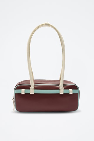 Sac à main - Grenat et blanc