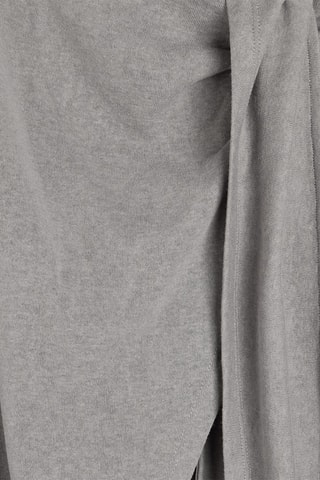 Jupe portefeuille - Gris chiné