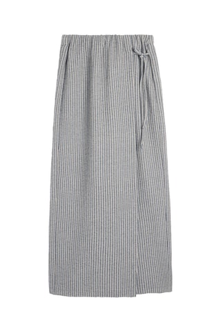 Calças efeito ilusório - Cinzento