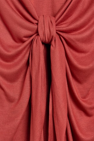 Vestido comprido - Vermelho tijolo