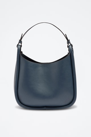 Sac porté épaule et pochette - Bleu-gris