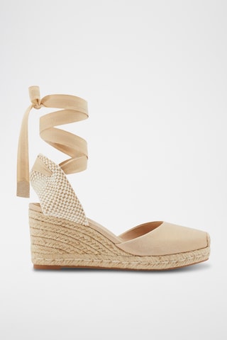 Sandales compensées - Doré