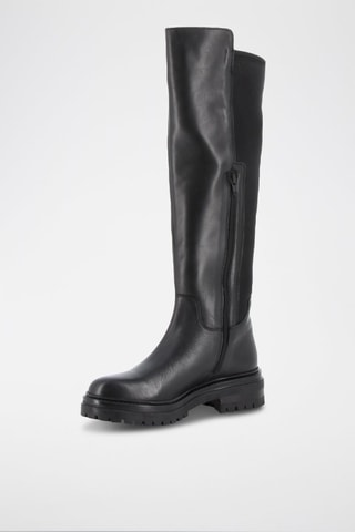 Botas em couro Lalie - Preto - Preto