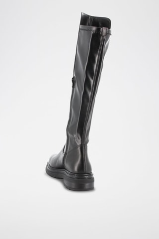 Botas em couro Martina Preto - Preto