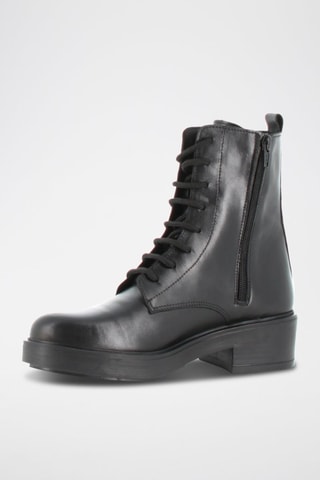 Botins em couro Eurielle - Preto - Preto