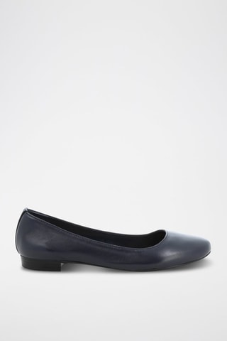Ballerines en cuir Etola - Bleu