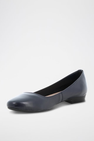 Ballerines en cuir Etola - Bleu