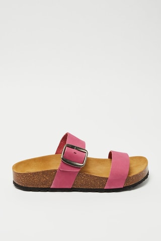 Mules en cuir Patsy - Rose