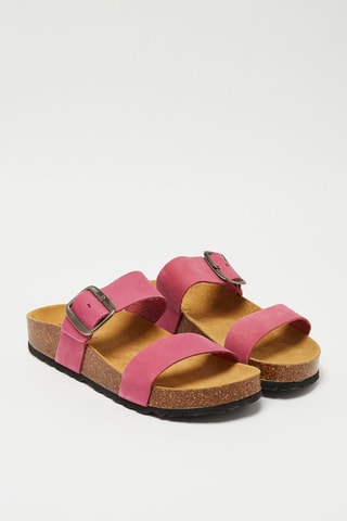 Mules en cuir Patsy - Rose