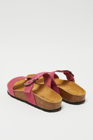 Mules en cuir Patsy - Rose