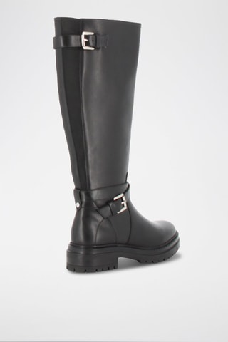 Botas em couro Herena - Preto - Preto