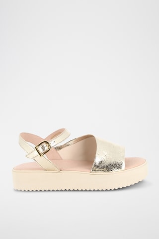 Sandales en cuir Myrtille - Doré