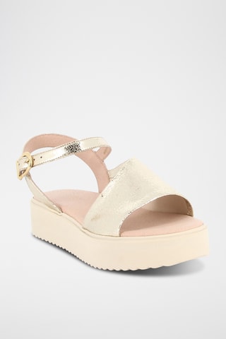 Sandales en cuir Myrtille - Doré