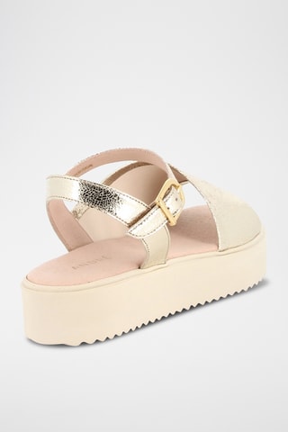 Sandales en cuir Myrtille - Doré