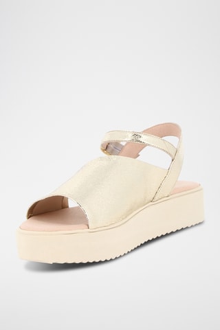 Sandales en cuir Myrtille - Doré