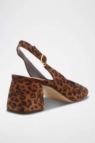 Escarpins en nubuck Sabrine - Marron